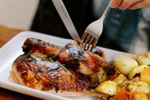 Rosemary Chicken with Roast Vegetables