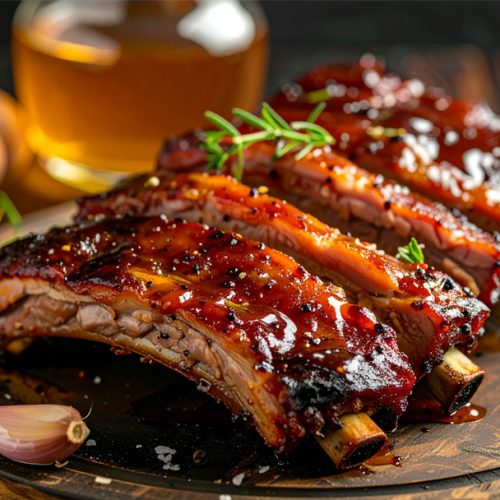 Honey Garlic and Chili Ribs | The World on a Platter